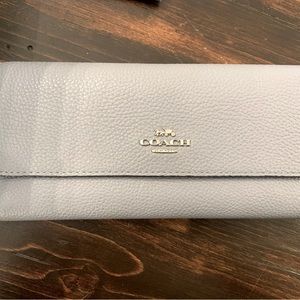 Blue Coach wallet